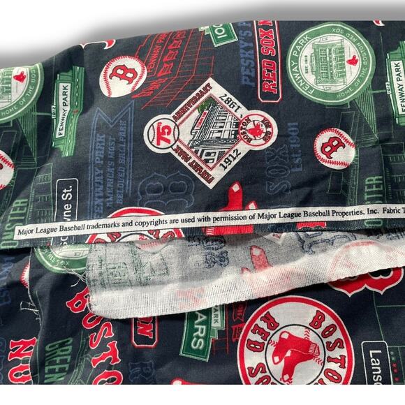 Boston Red Sox Fabric Traditions Baseball Green Monster Fenway Landsdowne 44" - Picture 9 of 10